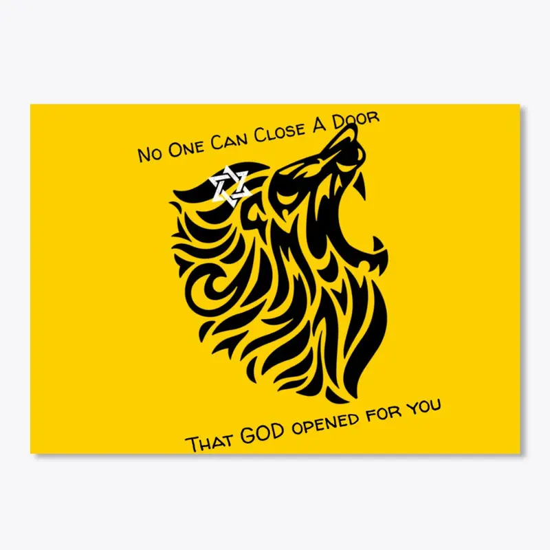 No one can close a door that GOD opened