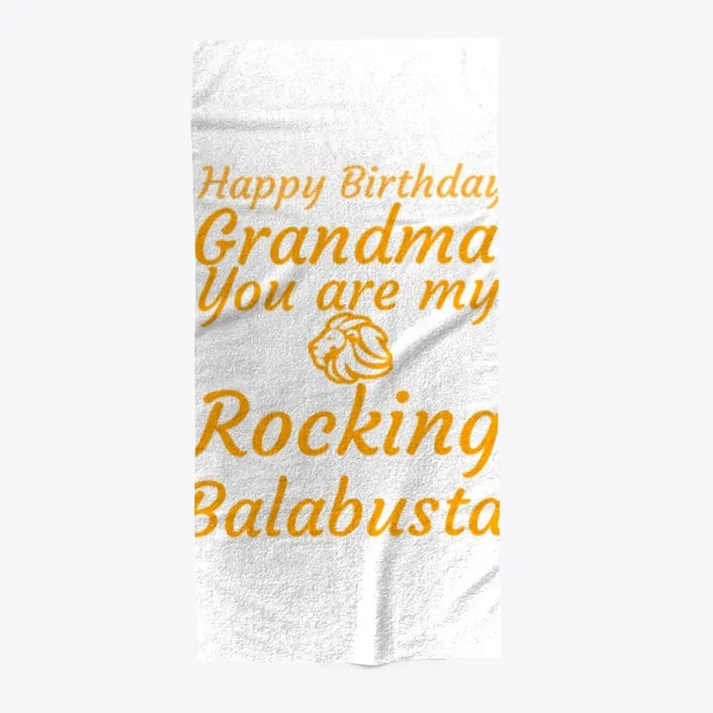  Birthday Grandma  rocking Balabusta