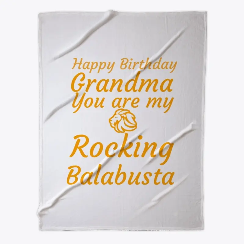  Birthday Grandma  rocking Balabusta